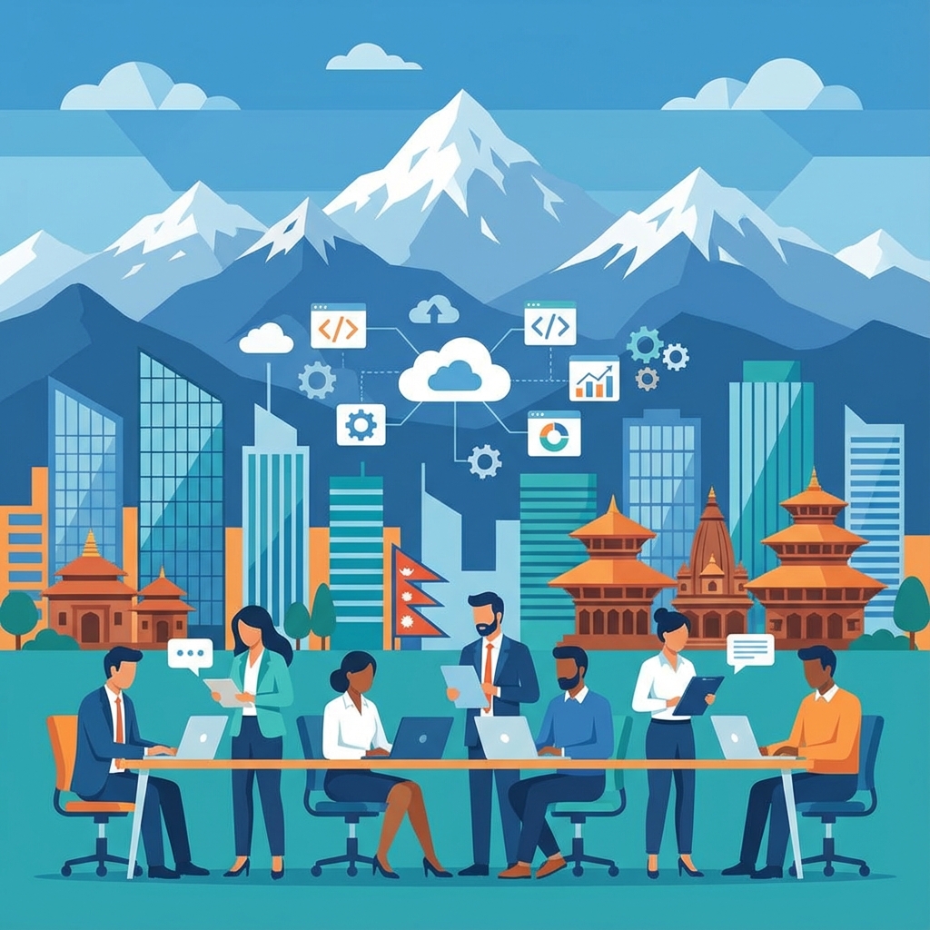 Top Software Companies in Nepal 2025 - Featured image for Business article